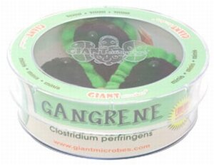 Giant Microbes Petri dish Gangrene