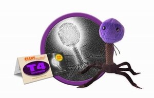 Giant Microbes T4 bacteriophage