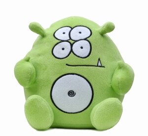 Wezens plush: Alibobo (green)