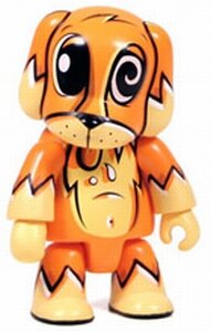 Toxic Swamp (Joe Ledbetter) - 2.5 inch (6cm) Qee orange dog