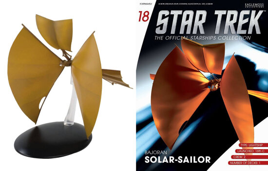 Star Trek Eaglemoss 18 Bajoran Solar Sailor