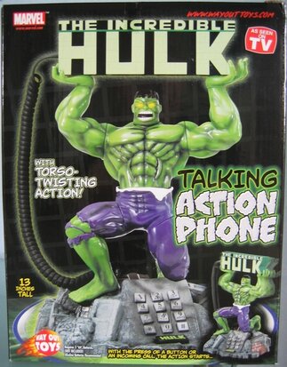 The Incredible Hulk Talking Action Phone by Way Out Toys