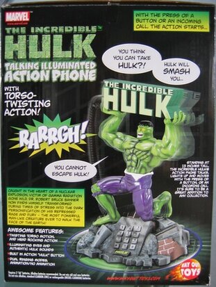 The Incredible Hulk Talking Action Phone by Way Out Toys