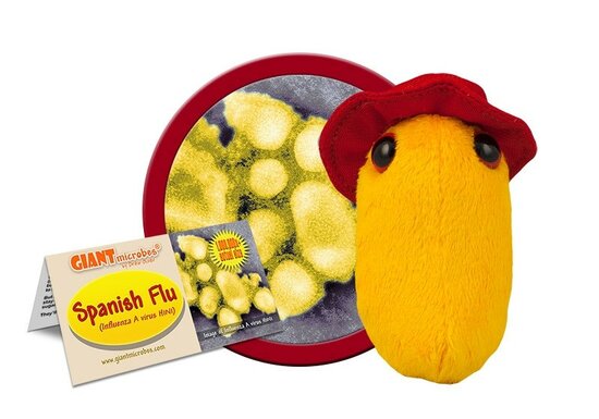 Giant Microbes Spanish Flu