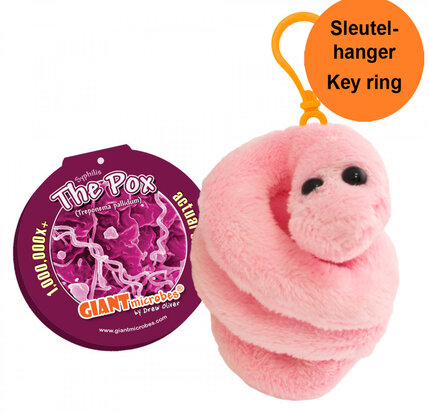 Giant Microbes Keychain Pox