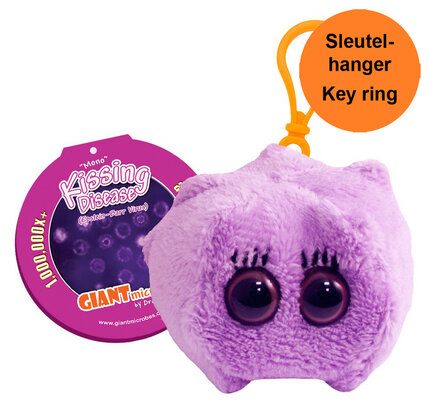 Giant Microbes sleutelhanger Ziekte van Pfeiffer (Kissing Disease)