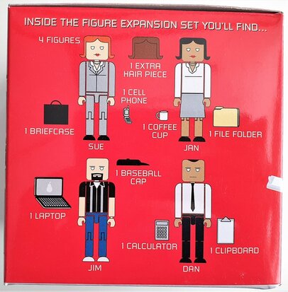 Cubes Dan-Sue-Jan-Jim Expansion set of 4 figures