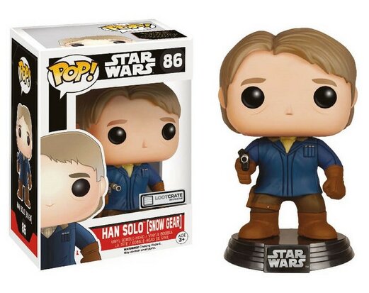 Funko Pop! vinyl figuur - Star Wars The Force Awakens 86 Han Solo Lootcrate Exclusive