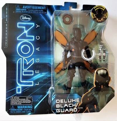 Tron Legacy - Action Figure - Deluxe Black Guard