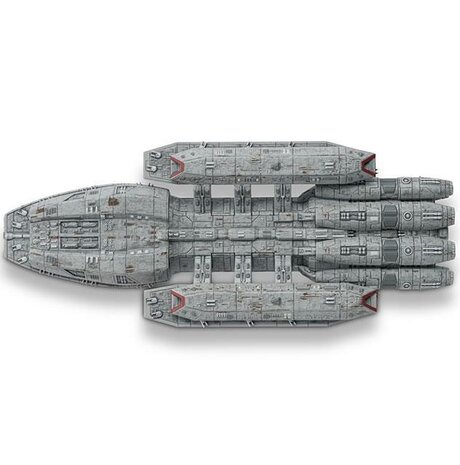 Eaglemoss - Battlestar Galactica - Pegasus Ship 1978 - bottom view