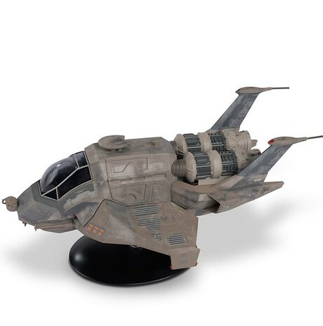 Eaglemoss - Battlestar Galactica - Modern Raptor Ship - side view