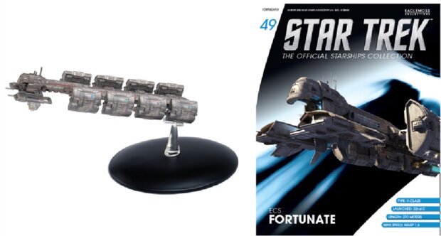 Eaglemoss model - Star Trek The Official Starships Collection 49 ECS Fortunate