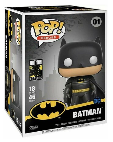 Funko Pop! Vinyl Figure - DC Batman 18 inch 01 Batman 80 Years