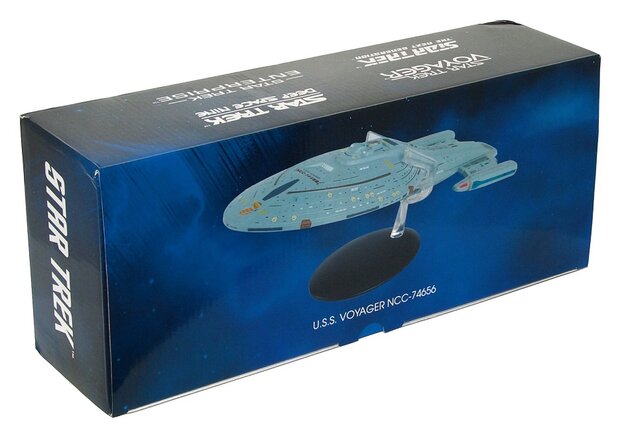 Eaglemoss Model - Star Trek The Official Starships Collection XL Edition 98399 USS Voyager NCC-74656 box