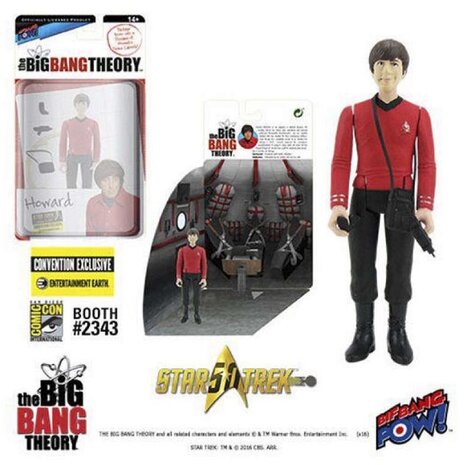 Bif Bang Pow! Action Figure - Comedy The Big Bang Theory Convention Exclusive 17116 Howard in Star Trek cosplay