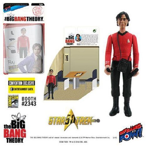 Bif Bang Pow! Action Figure - Comedy The Big Bang Theory Convention Exclusive 17117 Raj in Star Trek cosplay