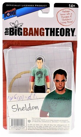 Bif Bang Pow! Action Figure - Comedy The Big Bang Theory Limited Edition 17112 Sheldon in The Riddler Shirt