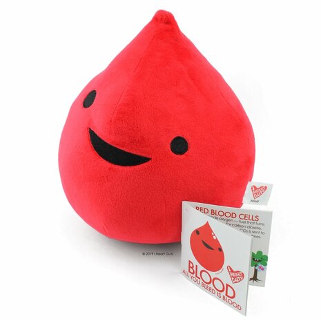 I Heart Guts Plush - Science Biology Blood