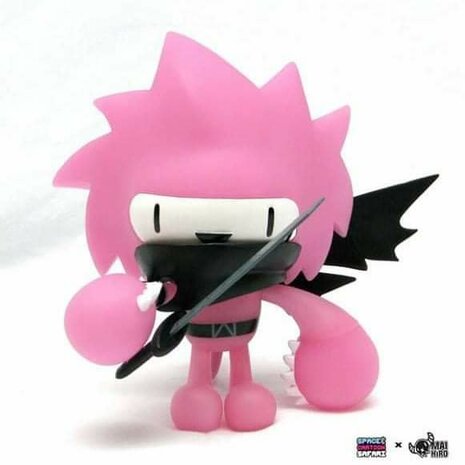 Kuso Vinyl Nakanari Spiki Ninja - Space & Cartoon Safari exclusive purple color version