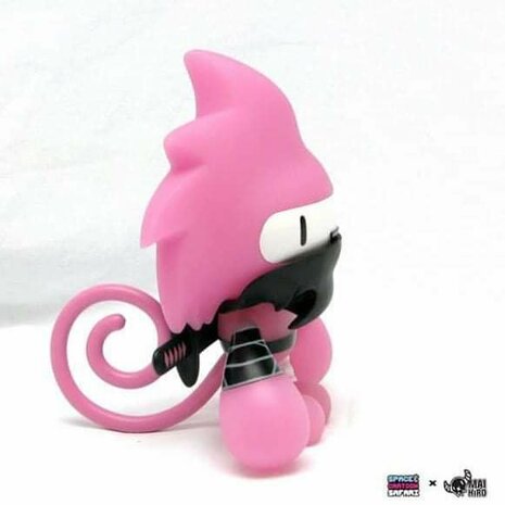 Kuso Vinyl Nakanari Spiki Ninja - Space & Cartoon Safari exclusive purple color version