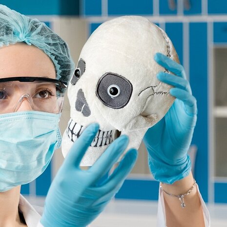 Giant Microbes Plush - Science Biology Skull
