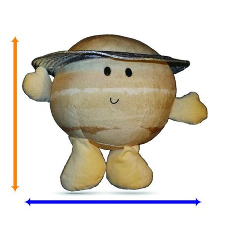 Celestial Buddies Plush - Science Astronomy Cosmic Buddy Saturn