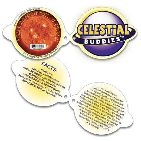 Celestial Buddies Plush - Science Astronomy Cosmic Buddy Sun