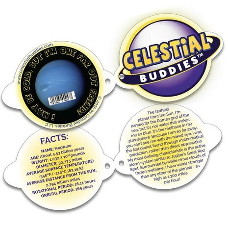 Celestial Buddies Plush - Science Astronomy Cosmic Buddy Neptune