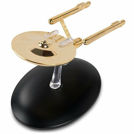 Eaglemoss Model - Star Trek The Official Starships Collection Gold-Plated SP23 USS Enterprise NCC-1701