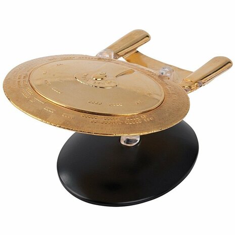 Eaglemoss Model - Star Trek The Official Starships Collection Gold-Plated SP20 USS Enterprise NCC-1701-D