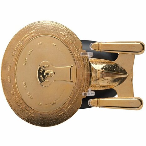 Eaglemoss Model - Star Trek The Official Starships Collection Gold-Plated SP20 USS Enterprise NCC-1701-D