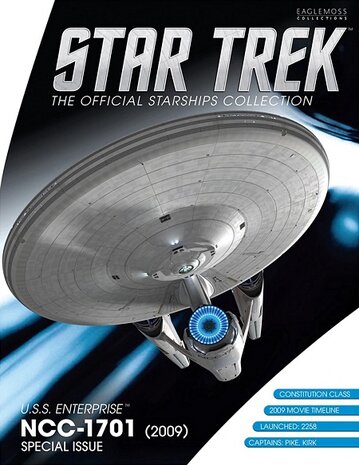 Star Trek Eaglemoss XL23 - 10 inch USS Enterprise (2009 Movie)