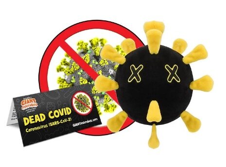 Dead Covid-19 - Giant Microbes pluche - Wetenschap biologie ziekte - Dead Coronavirus Disease 2019