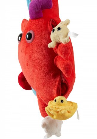 Giant Microbes XL - Science Biology Deluxe Heart