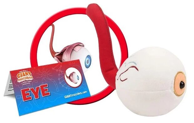 Giant Microbes Plush - Science Biology Organ Eye