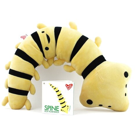 I Heart Guts Plush - Science Biology Skeleton bendable Spine