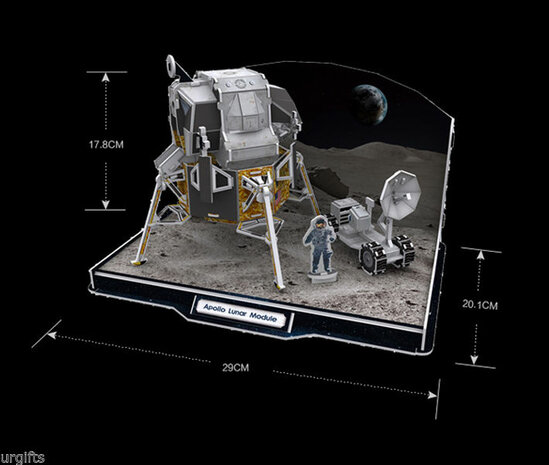 CubicFun 3D Puzzle - Technology Aerospace P651h Apollo Lunar Module