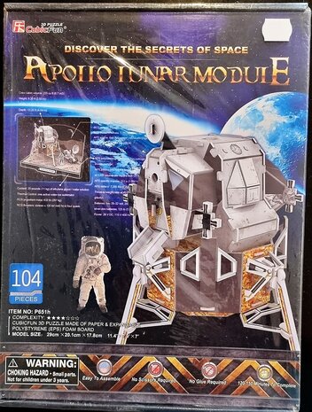 CubicFun 3D Puzzle - Technology Aerospace P651h Apollo Lunar Module