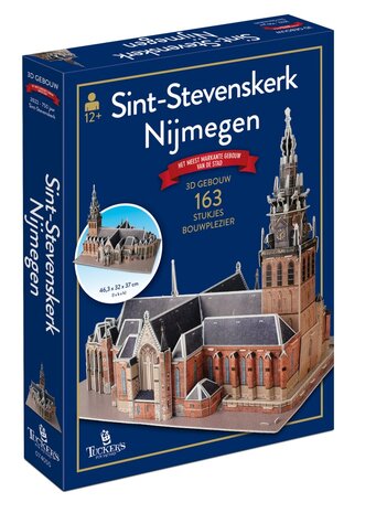 Tucker's Fun Factory 3D puzzel - Technologie architectuur 3D gebouw 074055 Sint-Stevenskerk Nijmegen