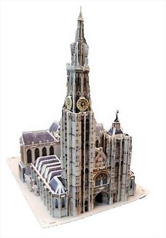 Tucker's Fun Factory 3D Puzzle - Technology Architecture 3D Building 480357 Cathedral of Our Lady Antwerp
