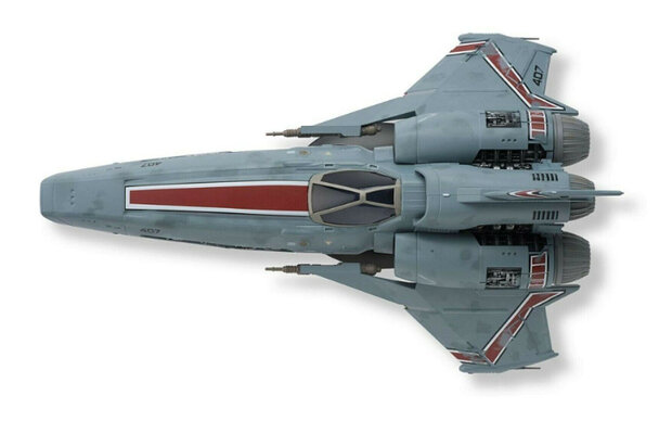 Eaglemoss Hero Collector model - Scifi Battlestar Galactica 15 Blood and Chrome Viper
