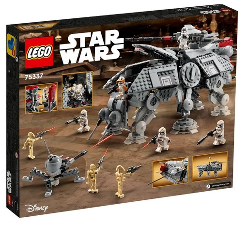 Lego Construction Kit - Star Wars Attack of the Clones 75337 AT-TE Walker