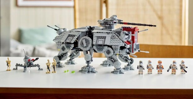 Lego Construction Kit - Star Wars Attack of the Clones 75337 AT-TE Walker