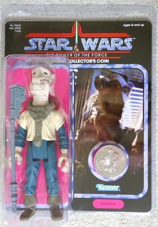Gentle Giant Jumbo Action Figure - Star Wars The Power of the Force Special Collector's Coin 93840 Yak Face Bounty Hunter