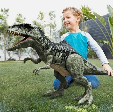 Mattel Action Figure - Scifi Jurassic World Dominion GWD68 Giganotosaurus Super Colossal