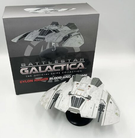 Eaglemoss Hero Collector Model - Scifi Battlestar Galactica BGSUK011 Cylon Raider Blood and Chrome