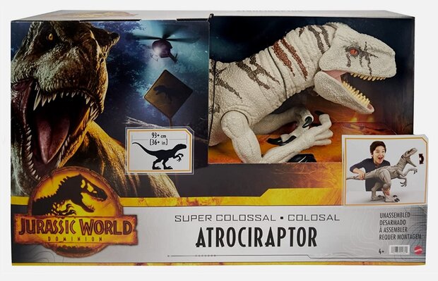 Mattel Action Figure - Scifi Jurassic World Dominion HFR09 Atrociraptor Super Colossal