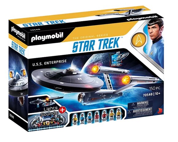 Playmobil Model - Star Trek The Original Series Lights and Sounds 70548 USS Enterprise NCC-1701