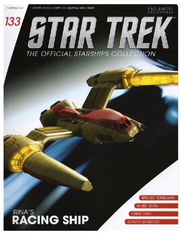 Eaglemoss model - Star Trek The Official Starships Collection 133 Irina's Racing Ship