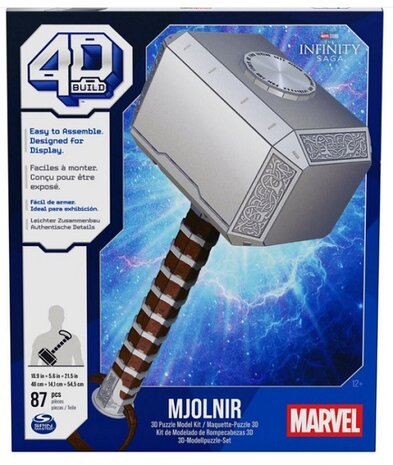 Spinmaster 3D puzzel - Marvel Thor 01350 Mjolnir